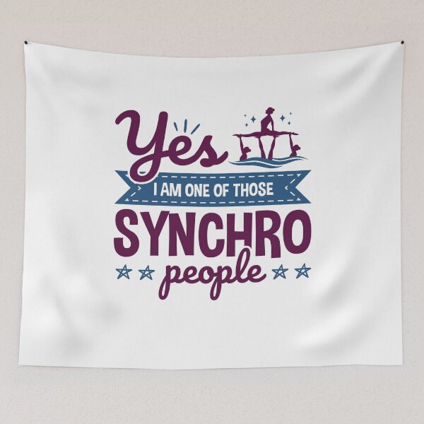 Item preview, Yes I Am One of Those Synchro People Synchronized Artistic Swimming designed and sold by jaygo.