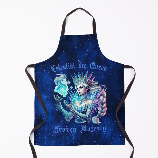 Item preview, Celestial Ice Queen – Frozen Majesty Fantasy Art designed and sold by MysticOzzy.