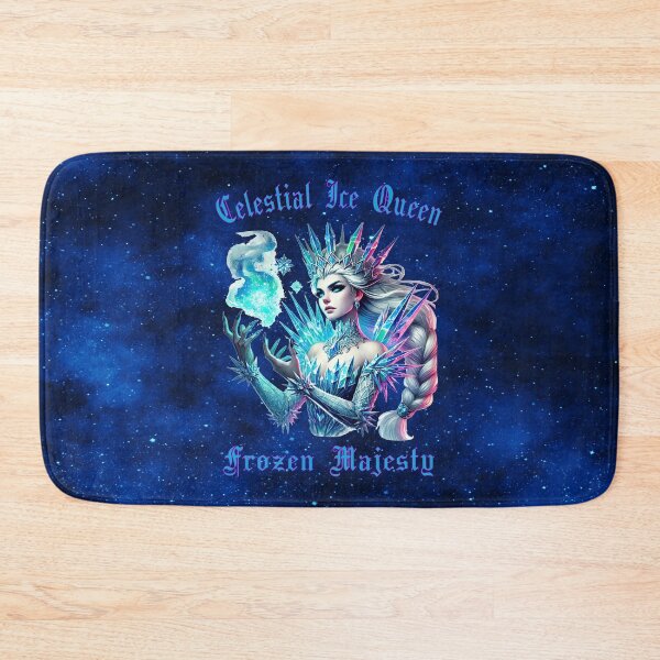 Item preview, Celestial Ice Queen – Frozen Majesty Fantasy Art designed and sold by MysticOzzy.