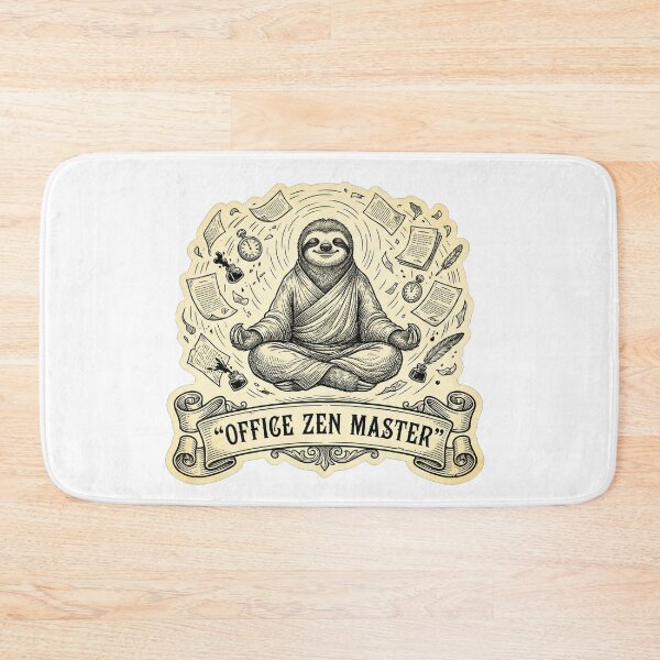 Item preview, Office Zen Master Sloth: Victorian Vintage Workplace Meditation designed and sold by Top-Tier Thinking .