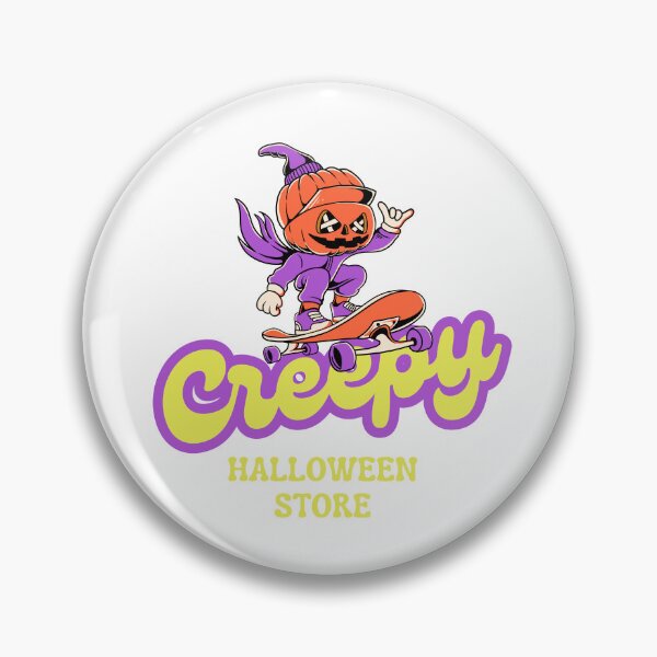 Item preview, Pumpkin Head Skater Halloween Shirt Creepy Halloween Store designed and sold by Electromartprint.