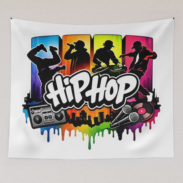 Item preview, Rhythm City Rainbow Hip Hop designed and sold by lorand-designs.