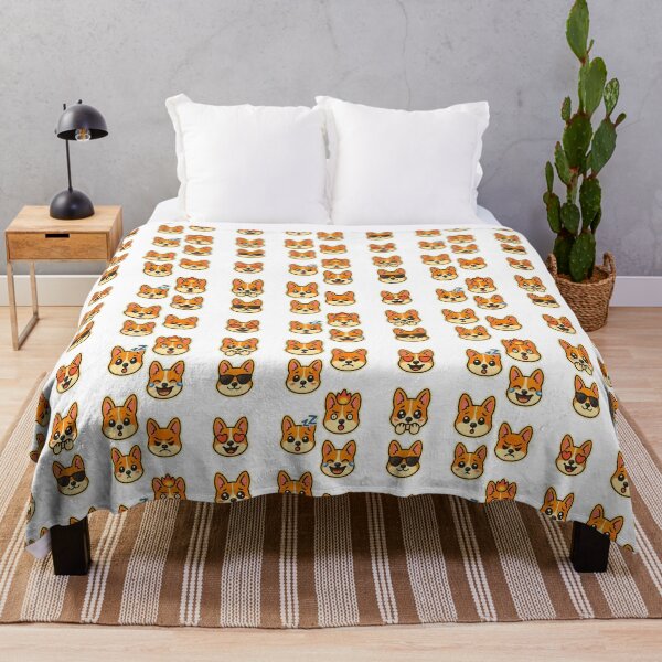 Item preview, Cute Kawaii Corgi Emoji Set 4, Kawaii Corgi designed and sold by graphic-genie.