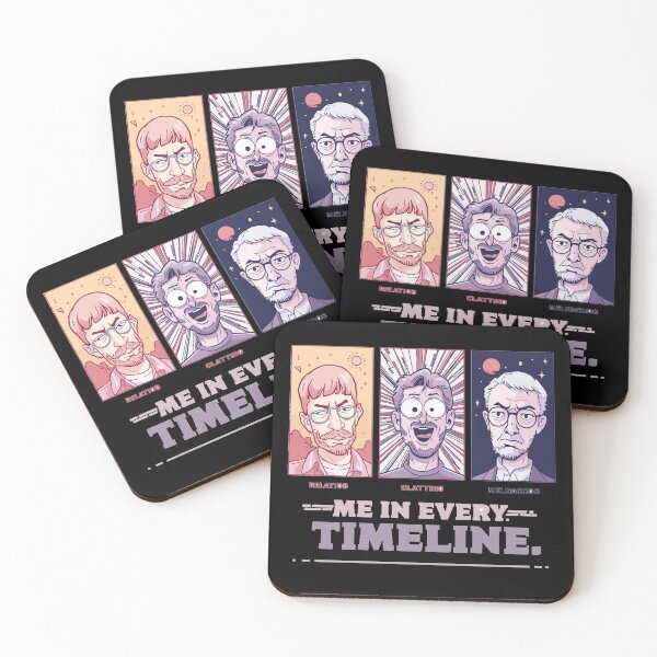Item preview, Me In Every Timeline Funny Relatable Mood Phases Meme Design designed and sold by ConfuseLab Shop.