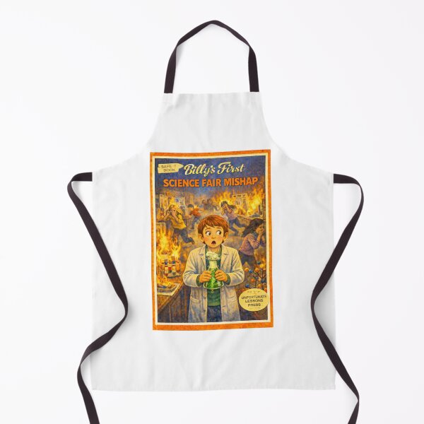 Item preview, Billy's First Science Fair Mishap funny retro design designed and sold by The Sporty Nerd.