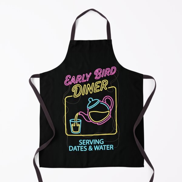 Item preview, Early Bird Diner Ramadan Iftar - Dates Water Neon Retro Gift designed and sold by Luminari Creations.