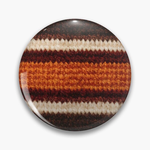 Item preview, Retro Brown Orange Knitted Pattern designed and sold by SassyArtistry.