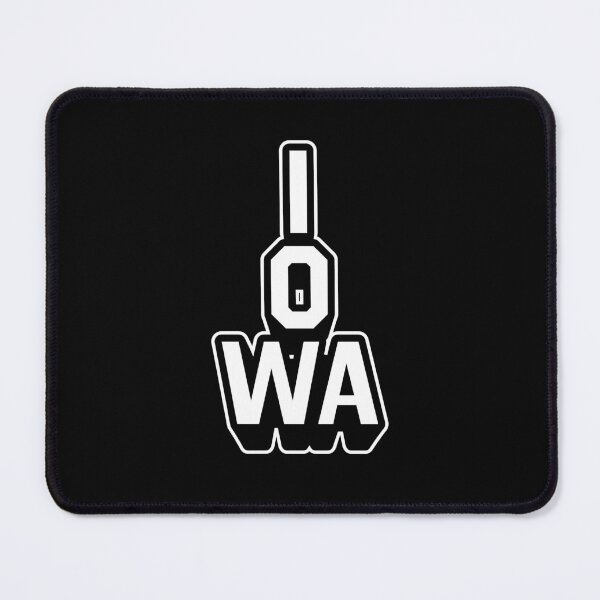 Item preview, Iowa Retro Varsity - Hometown Pride & Streetwear Block Typography designed and sold by MZS Studio.