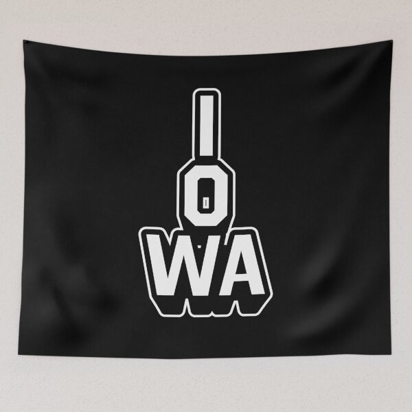 Item preview, Iowa Retro Varsity - Hometown Pride & Streetwear Block Typography designed and sold by MZS Studio.