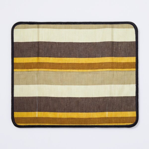 Item preview, Mustard Brown Cream Fabric Pattern designed and sold by SassyArtistry.
