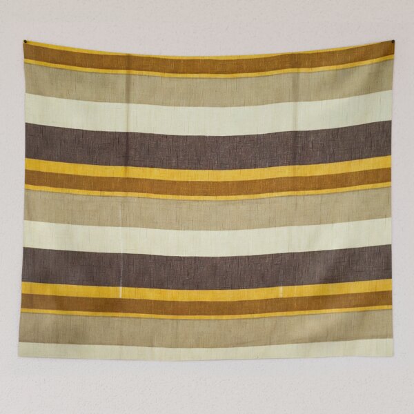 Item preview, Mustard Brown Cream Fabric Pattern designed and sold by SassyArtistry.