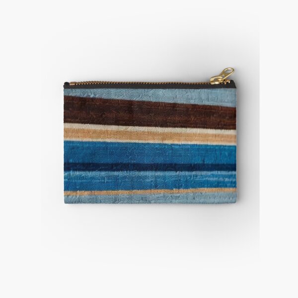 Item preview, Blue Brown Retro Fabric Pattern designed and sold by SassyArtistry.