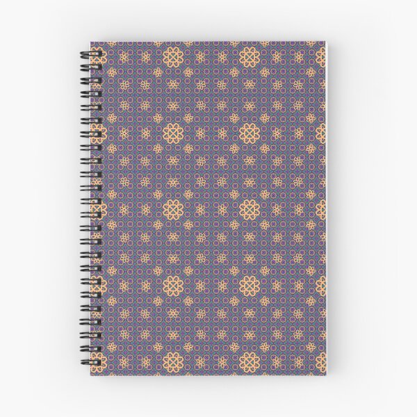 Item preview, Purple Gold Geometric Floral Pattern designed and sold by thanratdesign.