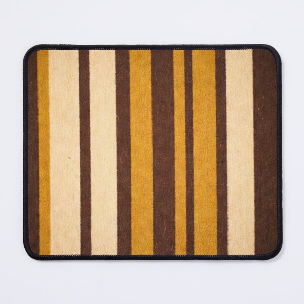 Item preview, Brown Mustard Vertical Stripe Pattern designed and sold by SassyArtistry.