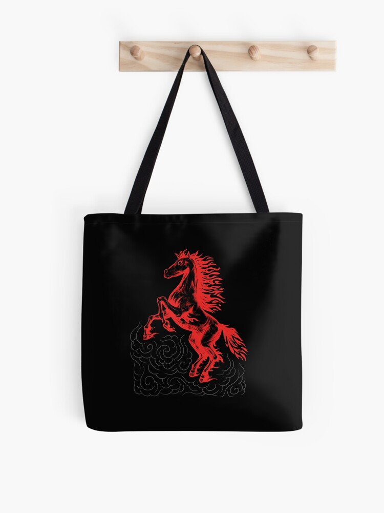 fire horse bag, art by sherrie thai of shaireproductions