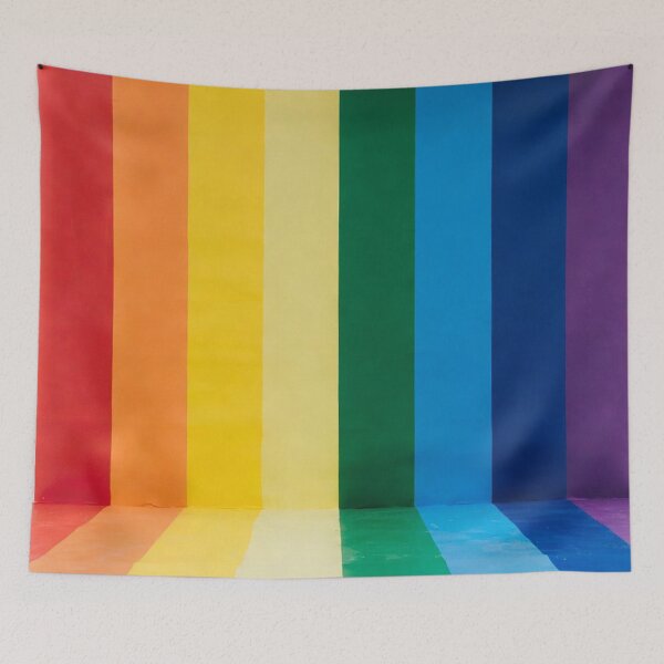 Item preview, Vertical Rainbow Stripe Pattern designed and sold by SassyArtistry.