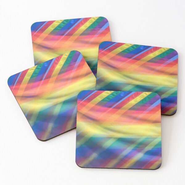 Item preview, Blurred Diagonal Rainbow Stripe Pattern designed and sold by SassyArtistry.