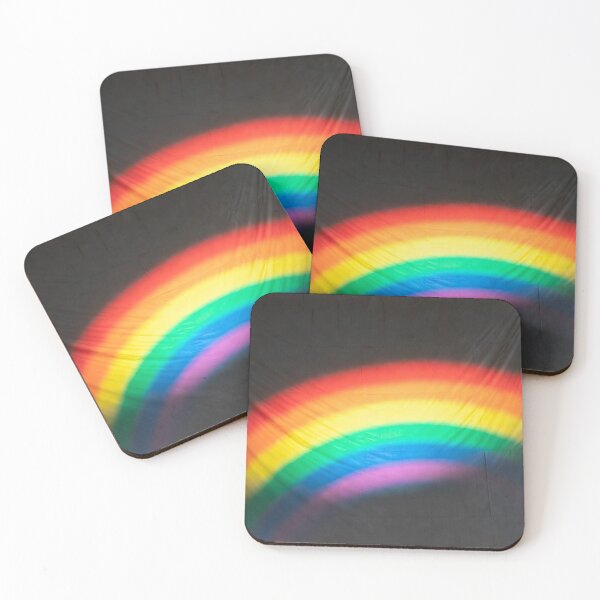 Item preview, Glowing Rainbow Arc On Black designed and sold by SassyArtistry.