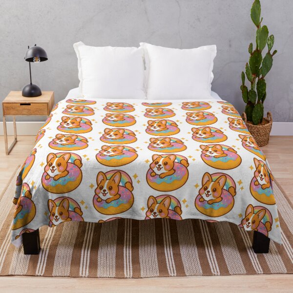 Item preview, Cute Kawaii Corgi, Rainbow Donut Corgi, Kawaii Corgi designed and sold by graphic-genie.