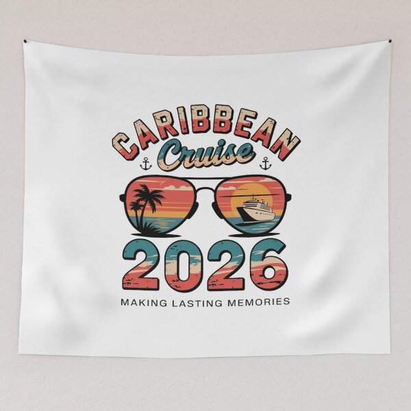 Item preview, Caribbean Cruise 2026 Making Lasting Memories designed and sold by CORJIDOG-ART.