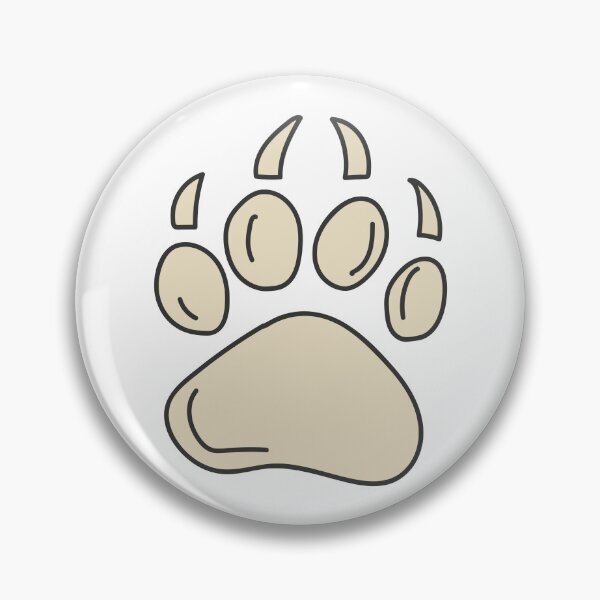 Item preview, Wilderness Grizzly Paw Print Nature Trail designed and sold by risingrocket.