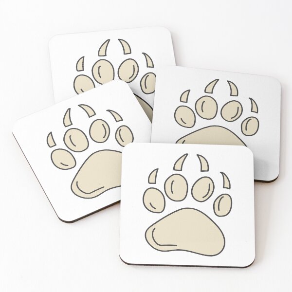 Item preview, Wilderness Grizzly Paw Print Nature Trail designed and sold by risingrocket.