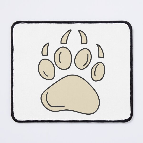 Item preview, Wilderness Grizzly Paw Print Nature Trail designed and sold by risingrocket.