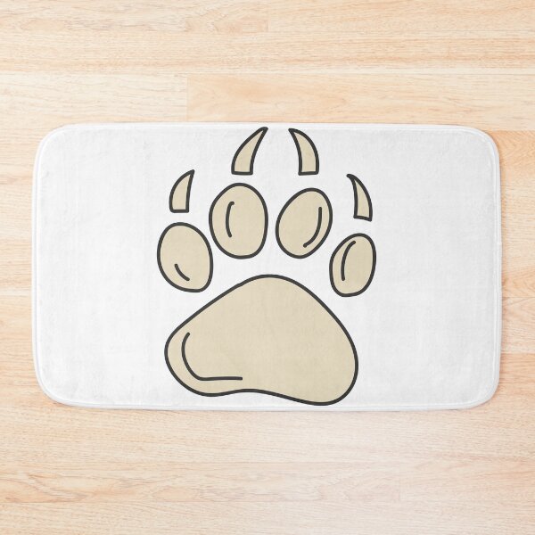 Item preview, Wilderness Grizzly Paw Print Nature Trail designed and sold by risingrocket.