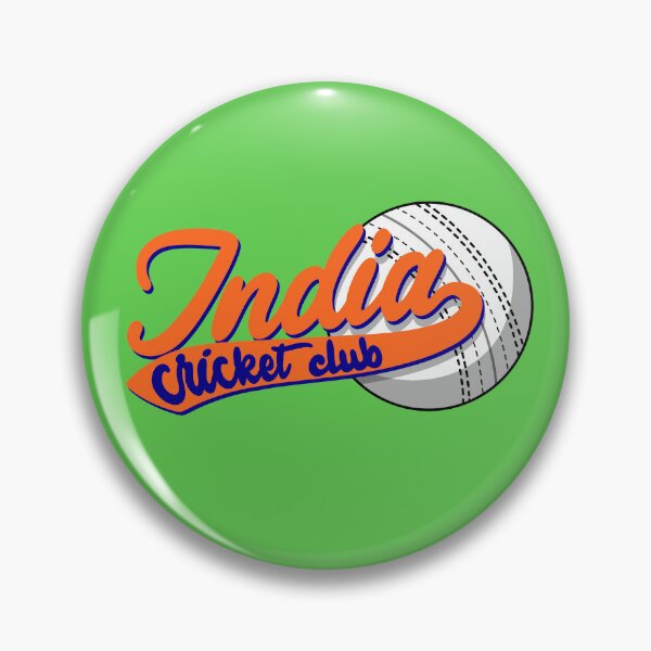 Item preview, India Cricket Club Vintage Logo Design designed and sold by pinkerverse.