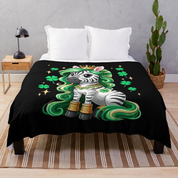 Item preview, Lucky Zebra Queen St Patricks Day designed and sold by CORJIDOG-ART.