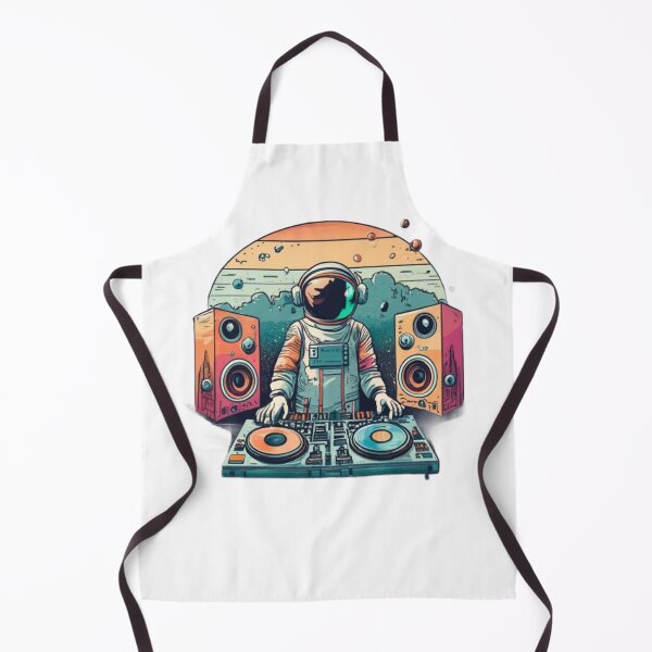 Item preview, Retro Sunset Astronaut DJ designed and sold by MoolokaiApperal.
