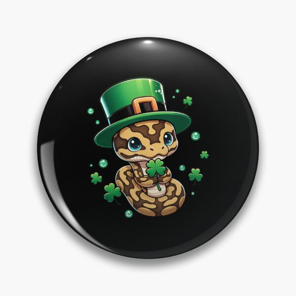 Item preview, Lucky Ball Python St Patricks Day Leprechaun Hat designed and sold by CORJIDOG-ART.