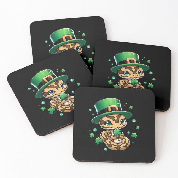 Item preview, Lucky Ball Python St Patricks Day Leprechaun Hat designed and sold by CORJIDOG-ART.