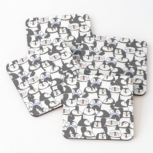 Item preview, Hand-Drawn Penguin Set designed and sold by mcraft studio.