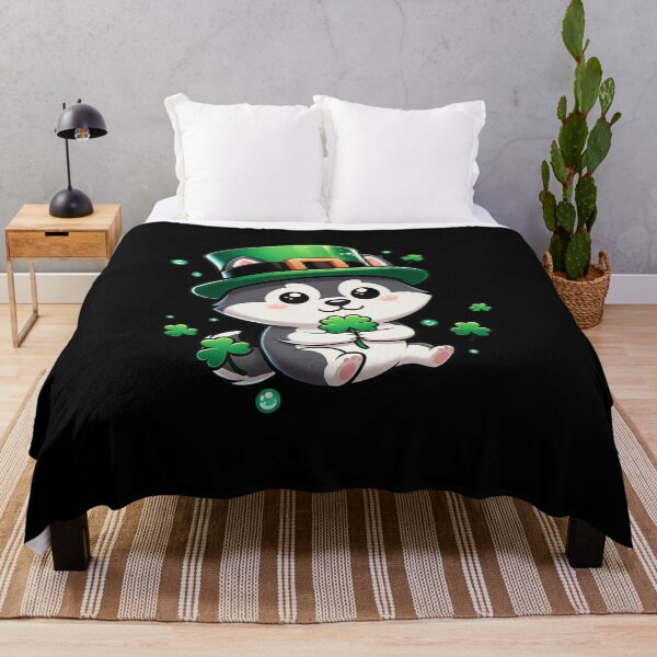 Item preview, Cute Husky Shamrock St Patrick's Day Dog Lover designed and sold by CORJIDOG-ART.
