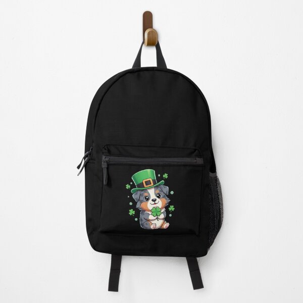 Item preview, Happy St. Patrick's Day Aussie Dog Holding Clover designed and sold by CORJIDOG-ART.