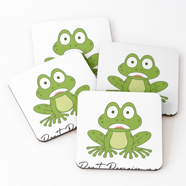 Item preview, Do Not Perceive Me Frog – Anxious Introvert Meme Sticker designed and sold by It's Bro Brand ★ ★ ★ ★ ★.