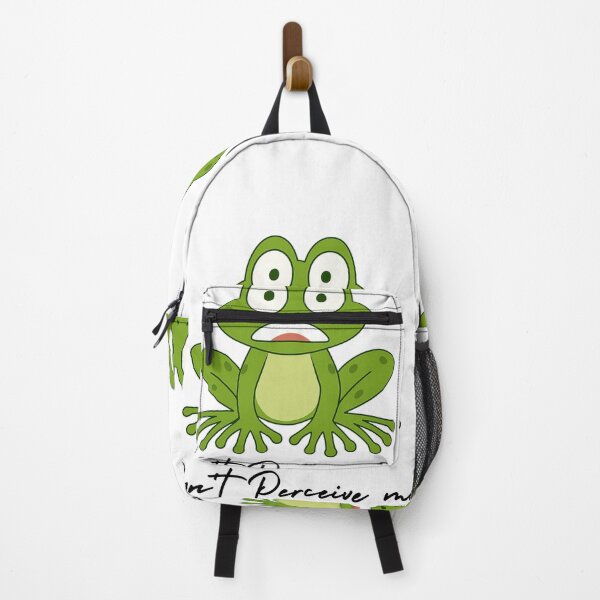 Item preview, Do Not Perceive Me Frog – Anxious Introvert Meme Sticker designed and sold by It's Bro Brand ★ ★ ★ ★ ★.