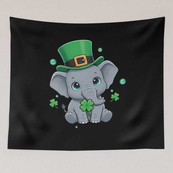 Item preview, Lucky Elephant St Patricks Day designed and sold by CORJIDOG-ART.