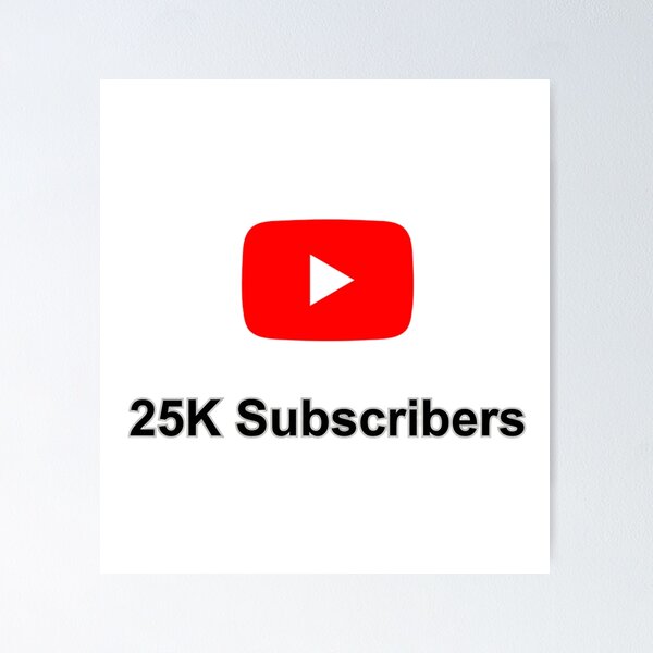 Item preview, 25K Youtube Subscribers designed and sold by MoolokaiApperal.