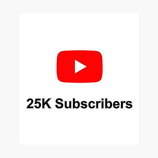 Item preview, 25K Youtube Subscribers designed and sold by MoolokaiApperal.