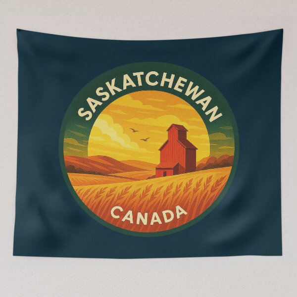 Item preview, Saskatchewan Canada Vintage Travel  designed and sold by Thistle-TShop.