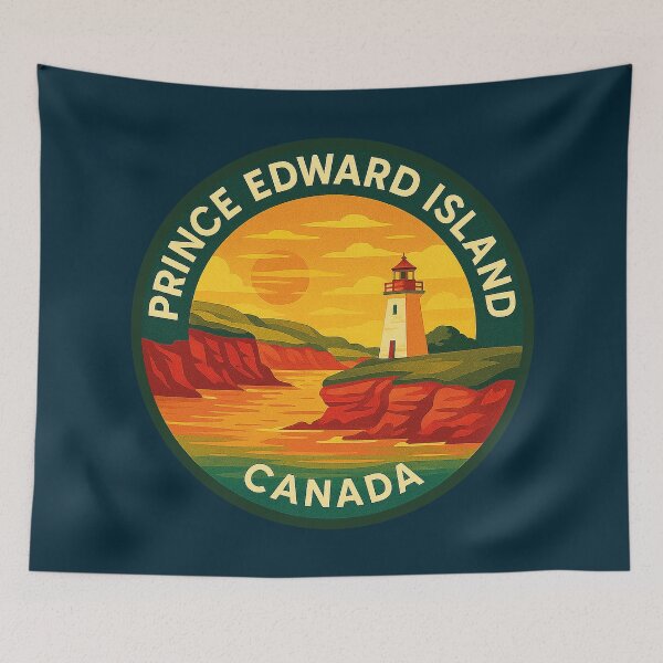 Item preview, Prince Edward Island Canada Vintage Travel  designed and sold by Thistle-TShop.