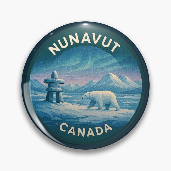 Item preview, Nunavut Canada Vintage Travel  designed and sold by Thistle-TShop.