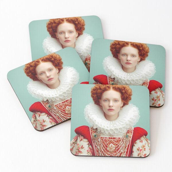 Item preview,   Scottish Renaissance Queen Inspired Fashion Portrait – 16th Century Royal Elegance designed and sold by Mindrender.