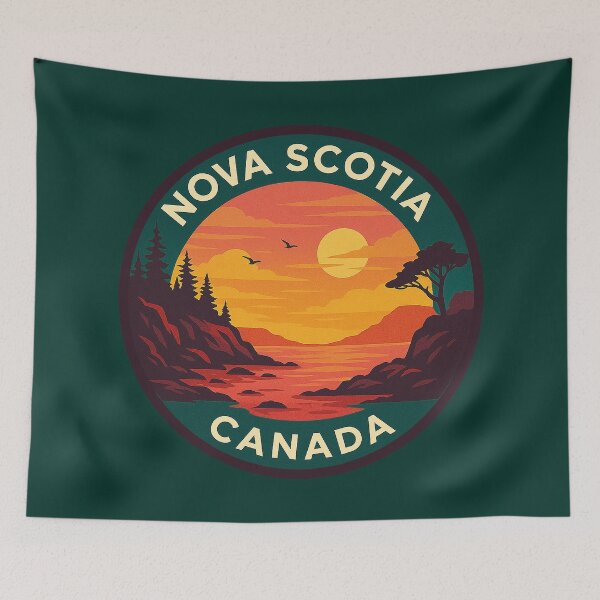 Item preview, Nova Scotia Canada Vintage Travel  designed and sold by Thistle-TShop.
