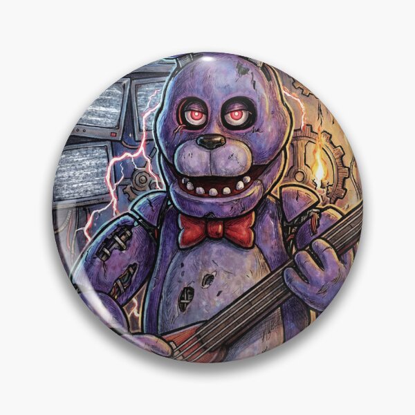 Item preview, Classic Bonnie Red Bowtie FNAF Fan Art designed and sold by Senpaiwaves.