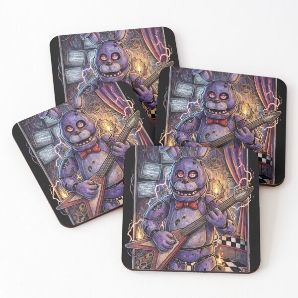 Item preview, Classic Bonnie Red Bowtie FNAF Fan Art designed and sold by Senpaiwaves.