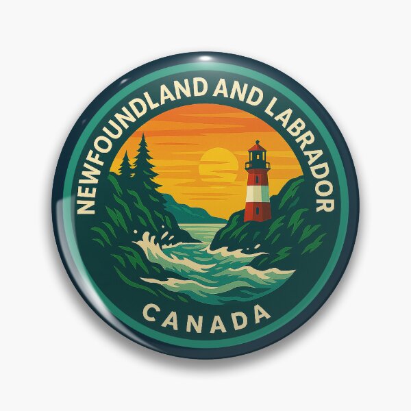 Item preview, Newfoundland and Labrador Canada Vintage Travel  designed and sold by Thistle-TShop.