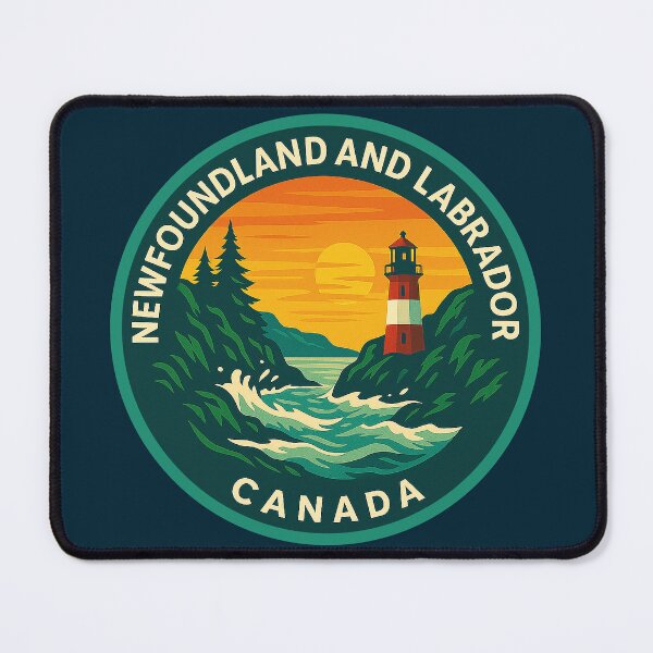 Item preview, Newfoundland and Labrador Canada Vintage Travel  designed and sold by Thistle-TShop.